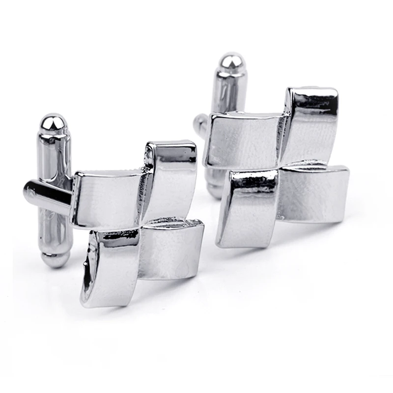Knot Cufflinks Silver Plated Polished Designer Mens Fashin Cuff Link Wedding Business Gift Classic French Shirt Sleeve Jewelry
Knot Cufflinks Silver Plated Polished Designer Mens Fashin Cuff Link Wedding Business Gift Classic French Shirt Sleeve Jewelry