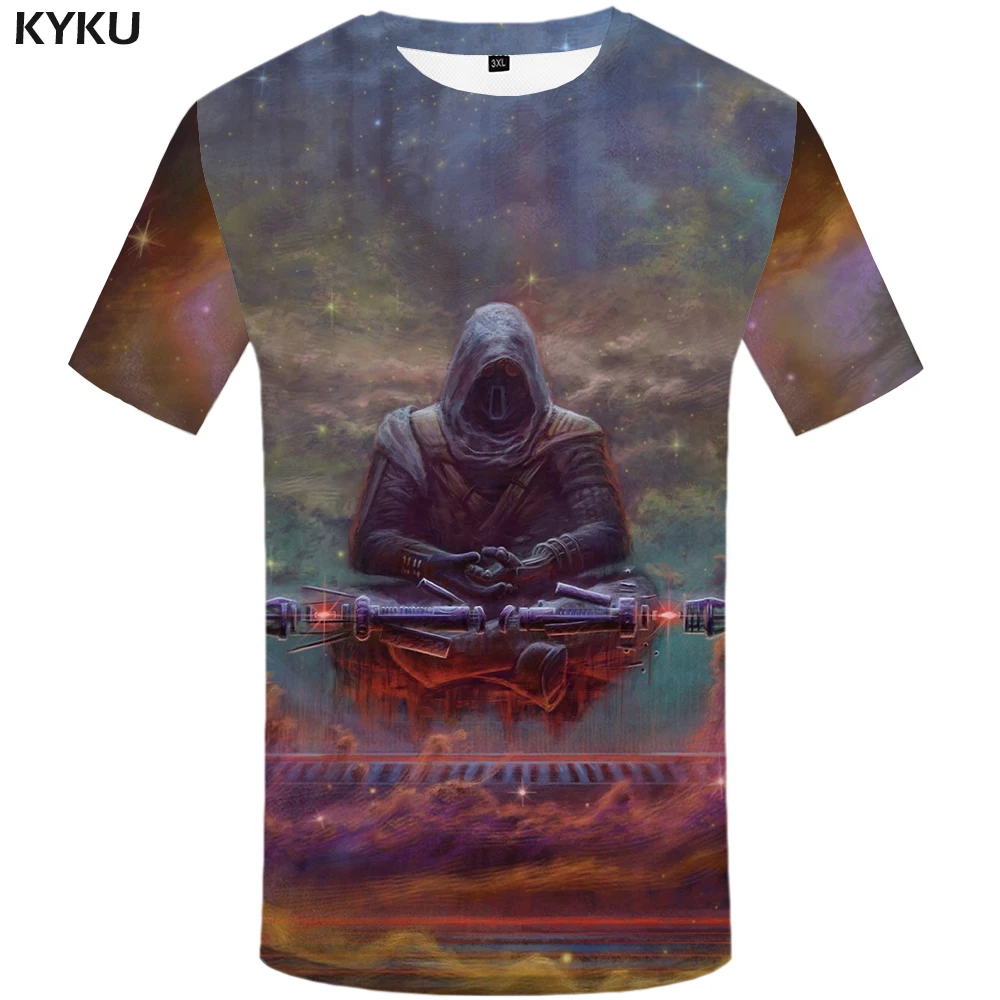 KYKU Brand Meditation T-shirt Men Skull Shirt Print Metal Tshirts Casual Galaxy Space T-shirts 3d Colorful Tshirt Printed
KYKU Brand Meditation T-shirt Men Skull Shirt Print Metal Tshirts Casual Galaxy Space T-shirts 3d Colorful Tshirt Printed