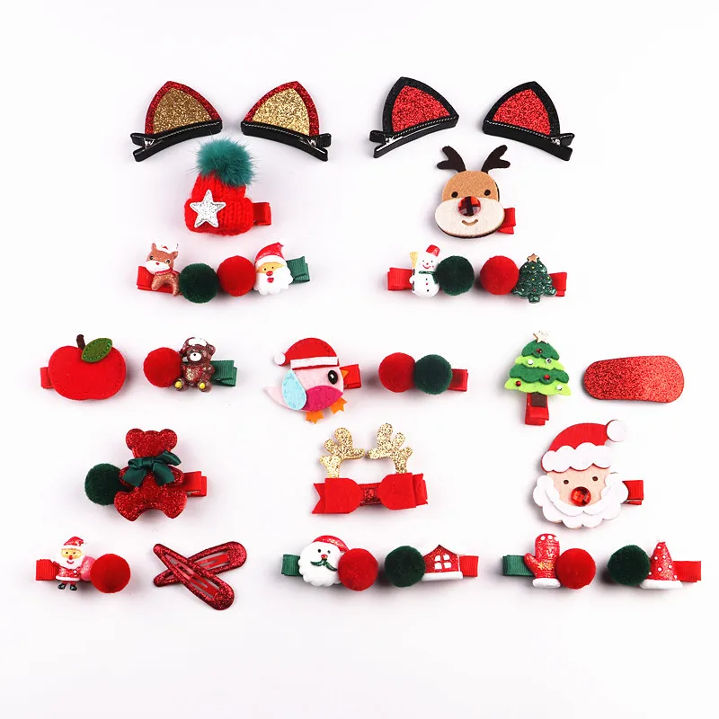 5PCS/Pack Christmas Gift Girls Hair Accessories Set Cute Cartoon Santa Claus Deer Hair Clips Kids Hair Ornament Princess Hairpin
5PCS/Pack Christmas Gift Girls Hair Accessories Set Cute Cartoon Santa Claus Deer Hair Clips Kids Hair Ornament Princess Hairpin