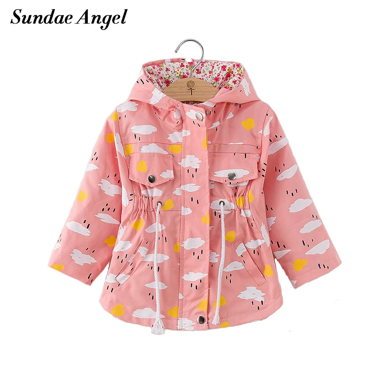 Sundae Angel Girl Spring Jackets Coat Long Sleeve Hooded Kids Print Cartoon Outerwear Clouds Pattern for Children's Clothes
Sundae Angel Girl Spring Jackets Coat Long Sleeve Hooded Kids Print Cartoon Outerwear Clouds Pattern for Children's Clothes