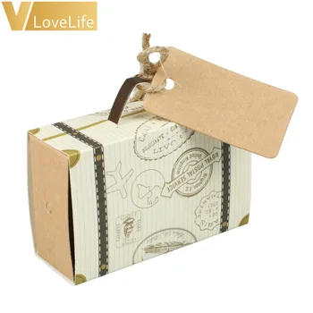 50pcs Mini Suitcase Kraft Candy Box Bonbonniere Wedding Gift Boxes Travel Themed Party for Anniversary Birthday Baby Shower Box
50pcs Mini Suitcase Kraft Candy Box Bonbonniere Wedding Gift Boxes Travel Themed Party for Anniversary Birthday Baby Shower Box