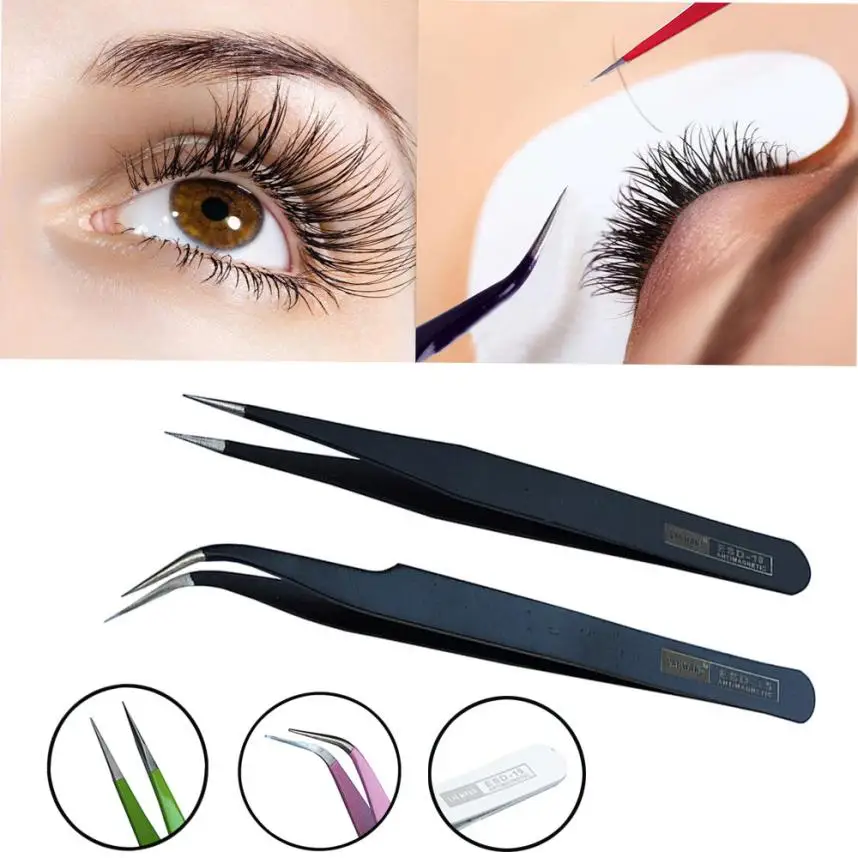 MintSun 2pcs/set Anti-Static Stainless Steel Eyebrow Tweezers Set Professional Eyelash Curler Clip Plucking Beauty Tools 2M121
MintSun 2pcs/set Anti-Static Stainless Steel Eyebrow Tweezers Set Professional Eyelash Curler Clip Plucking Beauty Tools 2M121