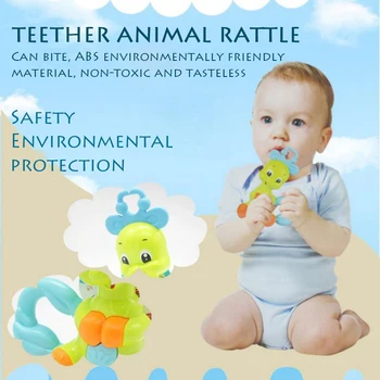 Cute Colorful Baby Toys Plastic Deer Elephant Jingle Shaking Rattles Bell Infant Silicone HandBell Teether Dropshipping
Cute Colorful Baby Toys Plastic Deer Elephant Jingle Shaking Rattles Bell Infant Silicone HandBell Teether Dropshipping