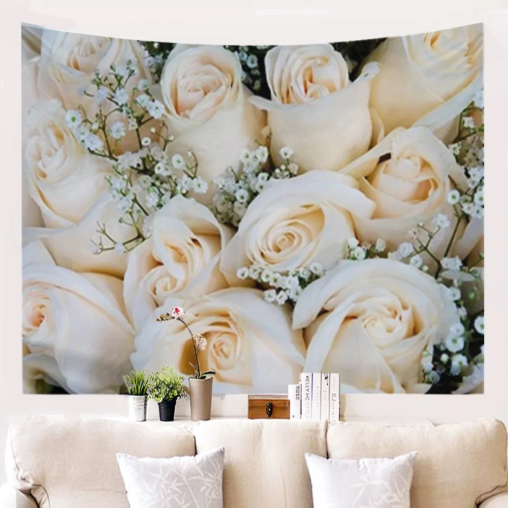 F Rose Printing Wall Tapestry Hippie Decor Tapestry Wall Hanging Blanket Flower Mexican Party Dorm Carpet for Room Decoration
F Rose Printing Wall Tapestry Hippie Decor Tapestry Wall Hanging Blanket Flower Mexican Party Dorm Carpet for Room Decoration