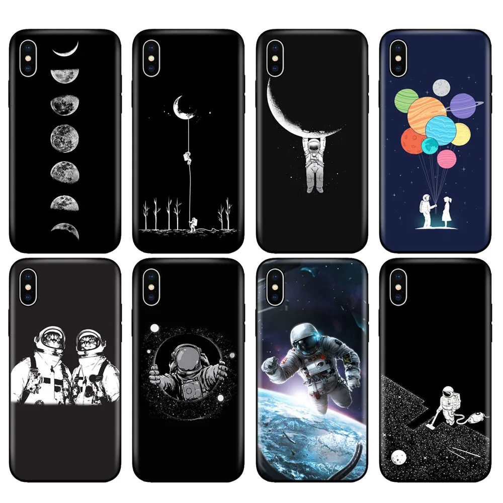 Black tpu case for iphone 5 5s se 6 6s 7 8 plus x 10 case silicone cover for iphone XR XS MAX case Space Love Moon Astronaut
Black tpu case for iphone 5 5s se 6 6s 7 8 plus x 10 case silicone cover for iphone XR XS MAX case Space Love Moon Astronaut