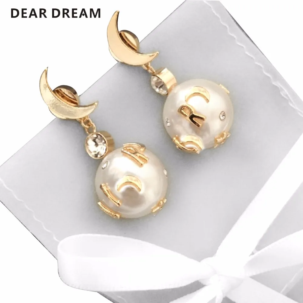 Fashion Girl Moon Letters Pearl Earrings Jewelry & Accessories For Wedding Party Birthday Gift Women Gift
Fashion Girl Moon Letters Pearl Earrings Jewelry & Accessories For Wedding Party Birthday Gift Women Gift
