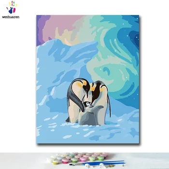 DIY Coloring paint by numbers Penguin and horse paintings by numbers with kits 40x50 framed
DIY Coloring paint by numbers Penguin and horse paintings by numbers with kits 40x50 framed