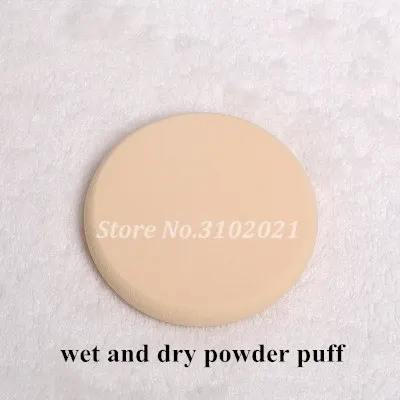 50pcs/lot Round Light Beige Smooth Powder Puff Face Soft Women Lady Foundation Contour Facial Wet and Dry Double Use |