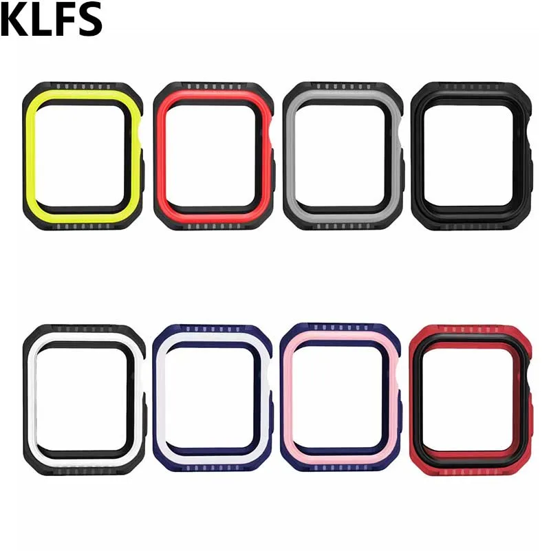 KLFS TPU+PC Watch Case for Apple Watch 38MM 42MM 40MM 44MM Cover Frame Full Protection Cases for iWatch 4 3 2 1
KLFS TPU+PC Watch Case for Apple Watch 38MM 42MM 40MM 44MM Cover Frame Full Protection Cases for iWatch 4 3 2 1