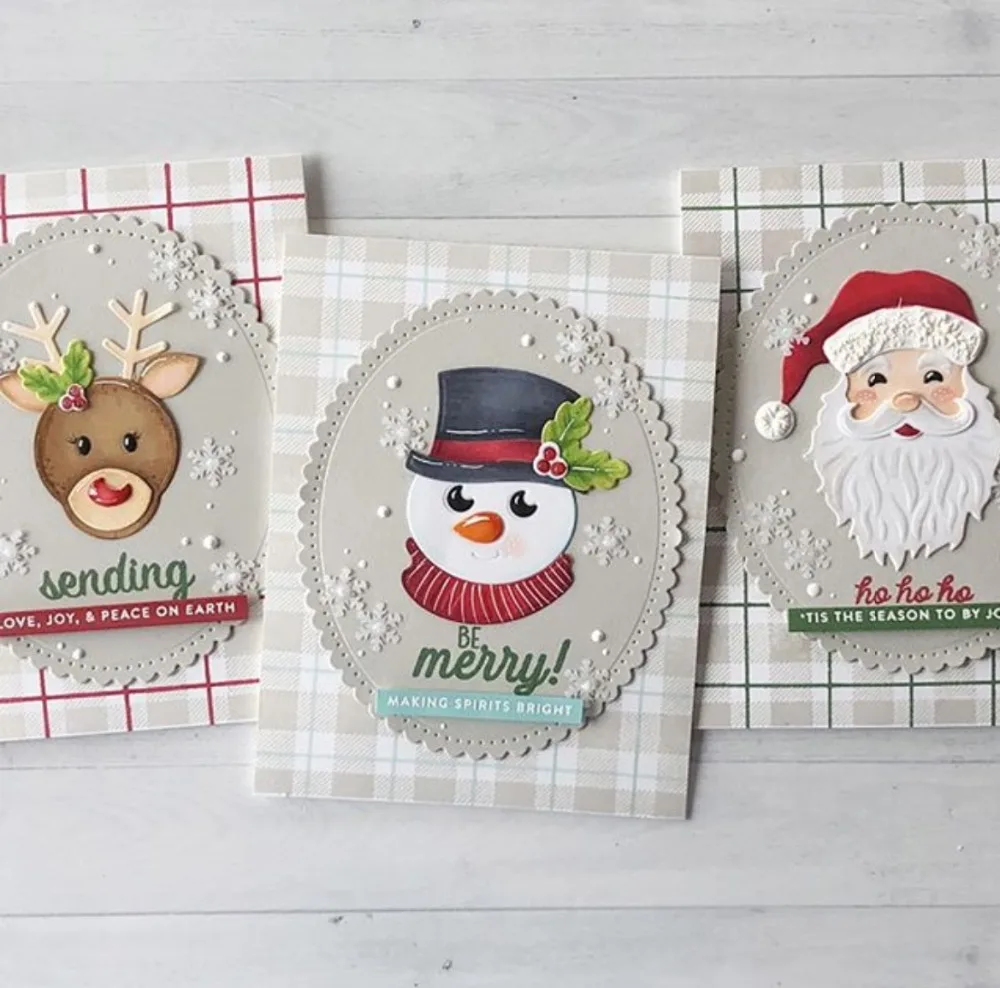 KSCRAFT 2018 Cute Snowman Head Metal Cutting Dies Stencils for DIY Scrapbooking/photo album Decorative Embossing DIY Paper Cards
KSCRAFT 2018 Cute Snowman Head Metal Cutting Dies Stencils for DIY Scrapbooking/photo album Decorative Embossing DIY Paper Cards