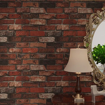 Deep Embossed 3D Brick Wall Paper Modern Vintage Brick Stone Pattern Wallpaper Roll For living room Red Wall covering Decor
Deep Embossed 3D Brick Wall Paper Modern Vintage Brick Stone Pattern Wallpaper Roll For living room Red Wall covering Decor