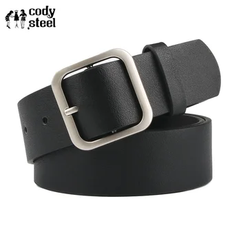 Cody Steel New Metal Waist Waistband Belt Woman Square Buckle Female Casual Belt PU Leather Womans Fashion Belts
Cody Steel New Metal Waist Waistband Belt Woman Square Buckle Female Casual Belt PU Leather Womans Fashion Belts