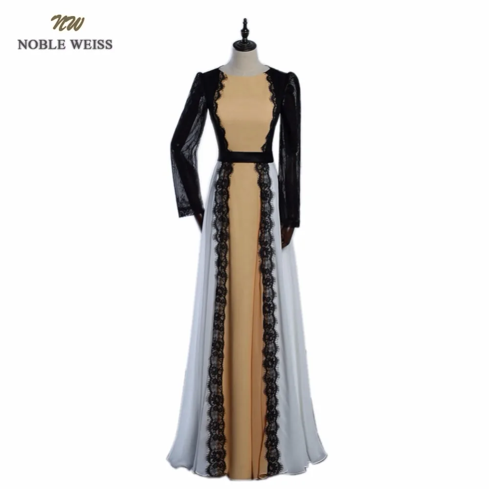 NOBLE WEISS Chiffon Evening Dresses With Long Sleeves Vestido de Festa A-line Appliques Floor Length Evening Gowns
NOBLE WEISS Chiffon Evening Dresses With Long Sleeves Vestido de Festa A-line Appliques Floor Length Evening Gowns