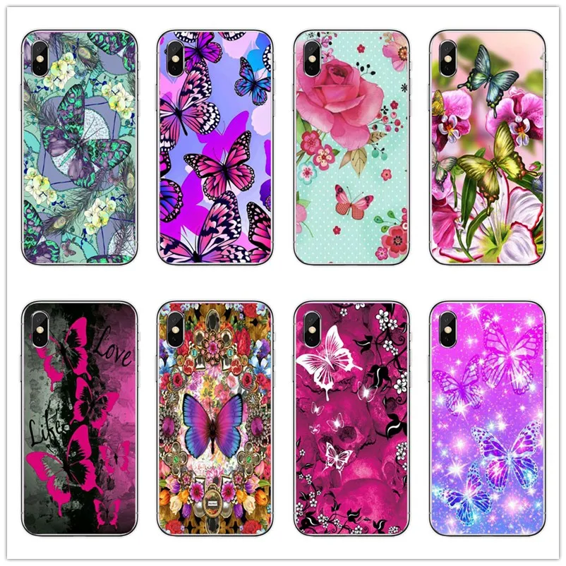 Bright Purple Flower Butterfly Print Case Matte Silicone Transparent Soft Mobile Phone Cover Case For iphone 4 5 6 7 8 X plus
Bright Purple Flower Butterfly Print Case Matte Silicone Transparent Soft Mobile Phone Cover Case For iphone 4 5 6 7 8 X plus