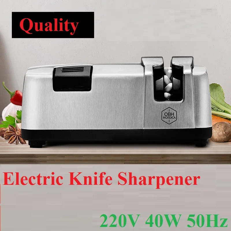 1Pcs 40W/50Hz Electric Knife Sharpener Automatic Multifunction Fast Household Steel Tool Kitchen Utensil Thickening Cooking 220V
1Pcs 40W/50Hz Electric Knife Sharpener Automatic Multifunction Fast Household Steel Tool Kitchen Utensil Thickening Cooking 220V