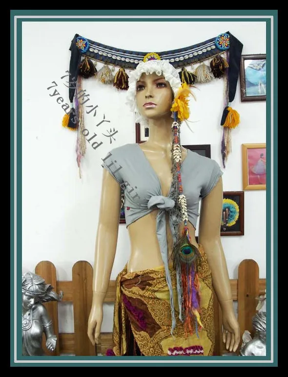 Lycra cotton Belly dance sleeveless Wrap top velvet Fat Chance Tribal top belly dance costume AH53-58
Lycra cotton Belly dance sleeveless Wrap top velvet Fat Chance Tribal top belly dance costume AH53-58