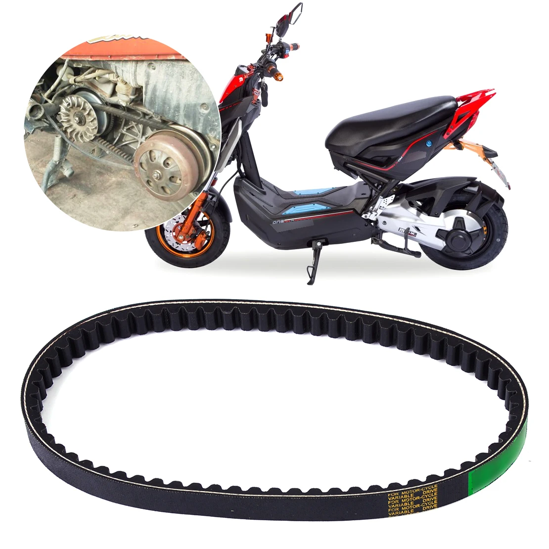 DWCX Rubber Drive Belt 669-18-30 Fit for 50cc GY6 139QMB 4 Stroke Engine Scooter Moped Taotao Sunl Kazuma Roketa QMB / QMA 139
DWCX Rubber Drive Belt 669-18-30 Fit for 50cc GY6 139QMB 4 Stroke Engine Scooter Moped Taotao Sunl Kazuma Roketa QMB / QMA 139