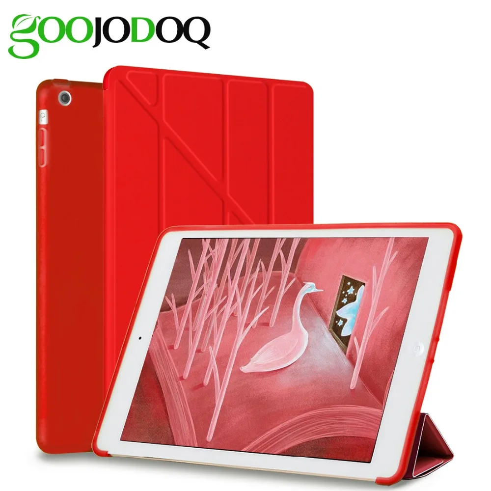 Smart Case For Ipad Air 2 / Air 1 Five Shapes Ultra Thin PU Leather Flip Stand TPU Soft Back Cover For iPad 5/6 Auto Sleep/Wake
Smart Case For Ipad Air 2 / Air 1 Five Shapes Ultra Thin PU Leather Flip Stand TPU Soft Back Cover For iPad 5/6 Auto Sleep/Wake