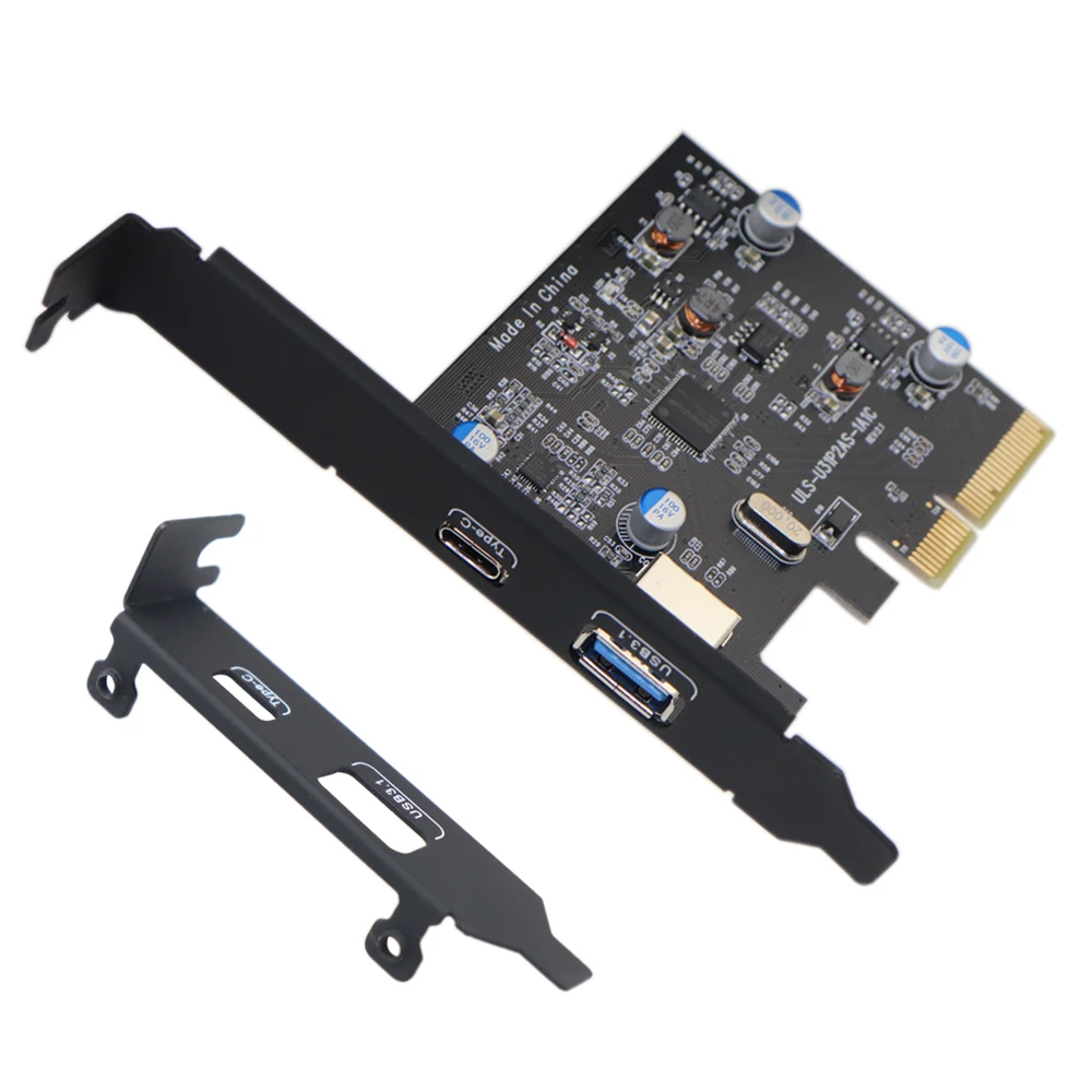 PCI-E PCI Express к USB 3 1 Gen2 10 Гбит/с концентратор типа A и Type C 2 порта PCIe Плата расширения