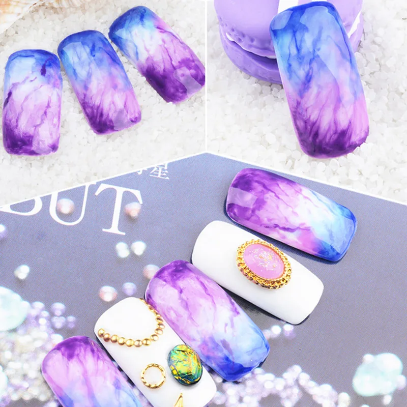 Ink Nails Liquid Gel Bloom Polish Marble Amber Pattern Fancy Nails Salon Design HS11
Ink Nails Liquid Gel Bloom Polish Marble Amber Pattern Fancy Nails Salon Design HS11