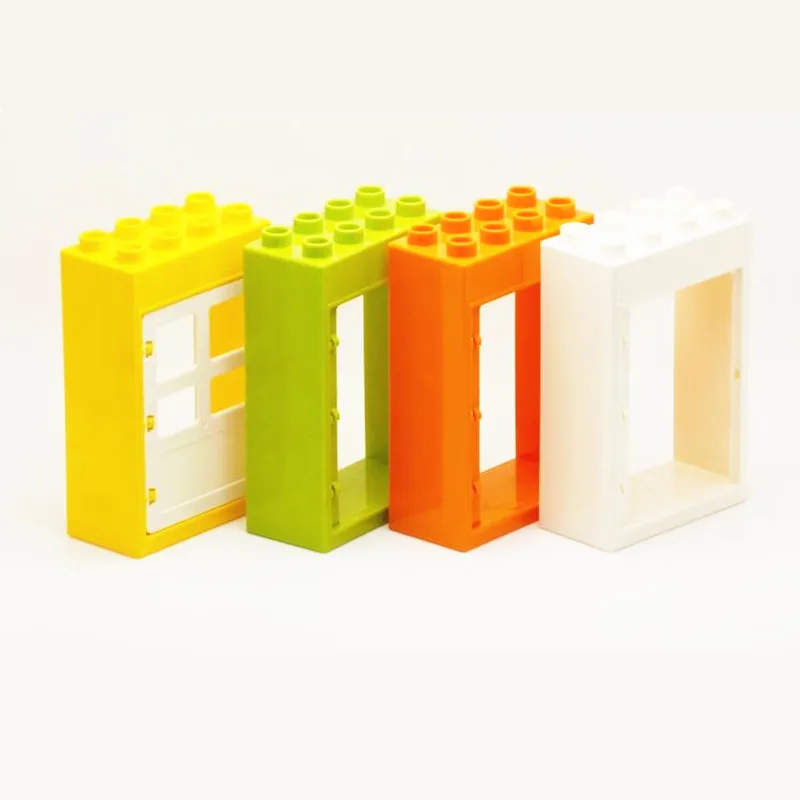 5pcs/lot 2*4 Dots Big Size Door frame Building Block Parts for Own Creation DIY large particles Building Bricks Spare Parts
5pcs/lot 2*4 Dots Big Size Door frame Building Block Parts for Own Creation DIY large particles Building Bricks Spare Parts