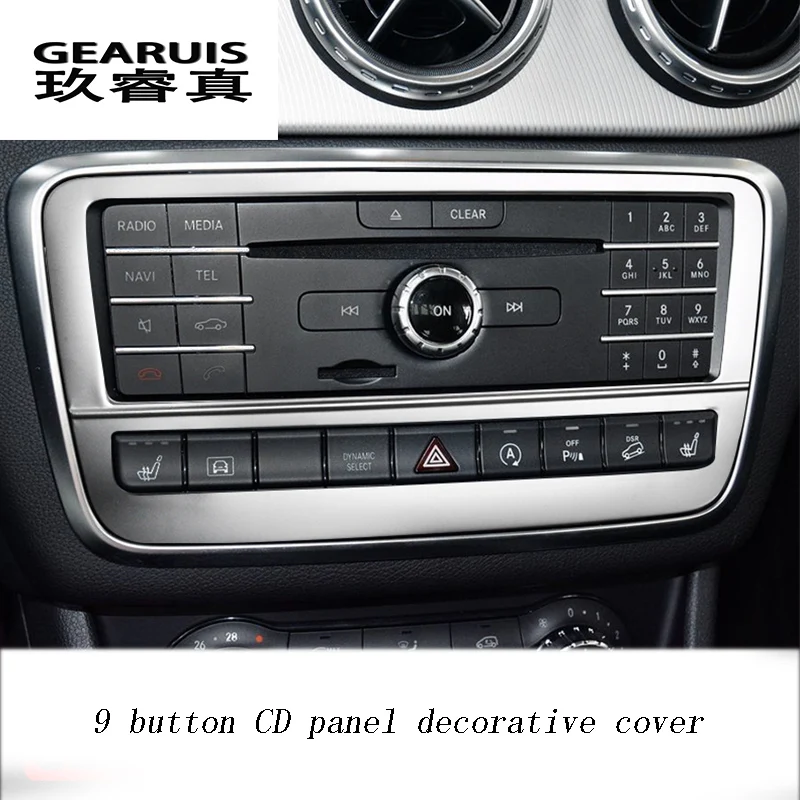 Car-styling Control air conditioning 9 button CD panel decorative cover trim for Mercedes Benz GLA X156 CLA C117 A Class
Car-styling Control air conditioning 9 button CD panel decorative cover trim for Mercedes Benz GLA X156 CLA C117 A Class