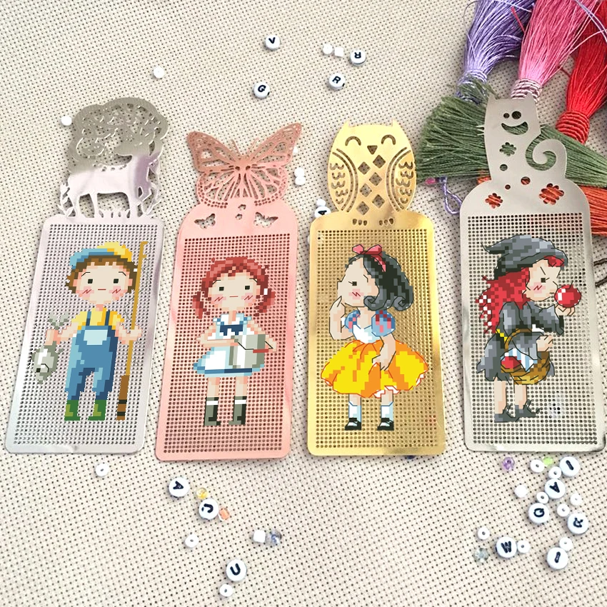 DIY Craft Stich Cross Stitch Bookmark Metal Silver Golden Needlework Embroidery Crafts Counted Cross-Stitching Kit gift
DIY Craft Stich Cross Stitch Bookmark Metal Silver Golden Needlework Embroidery Crafts Counted Cross-Stitching Kit gift