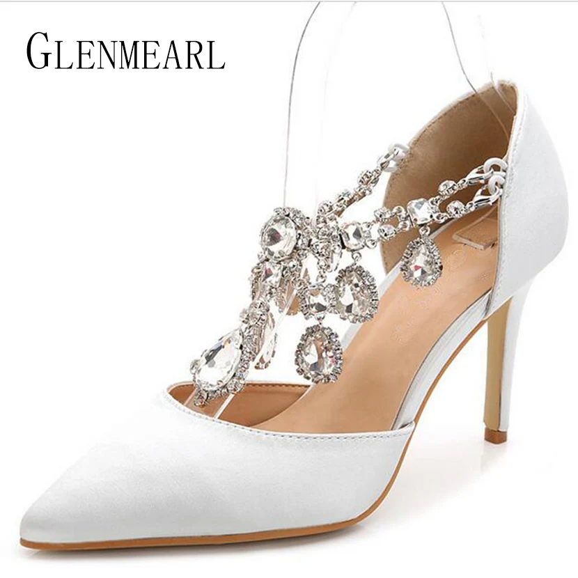 2019 New Thin High Heel Women Shoes Pumps Plus Size Leather Rhinestone Single Pumps Shallow Opening Wedding Shoes Ankle Shoes30
2019 New Thin High Heel Women Shoes Pumps Plus Size Leather Rhinestone Single Pumps Shallow Opening Wedding Shoes Ankle Shoes30