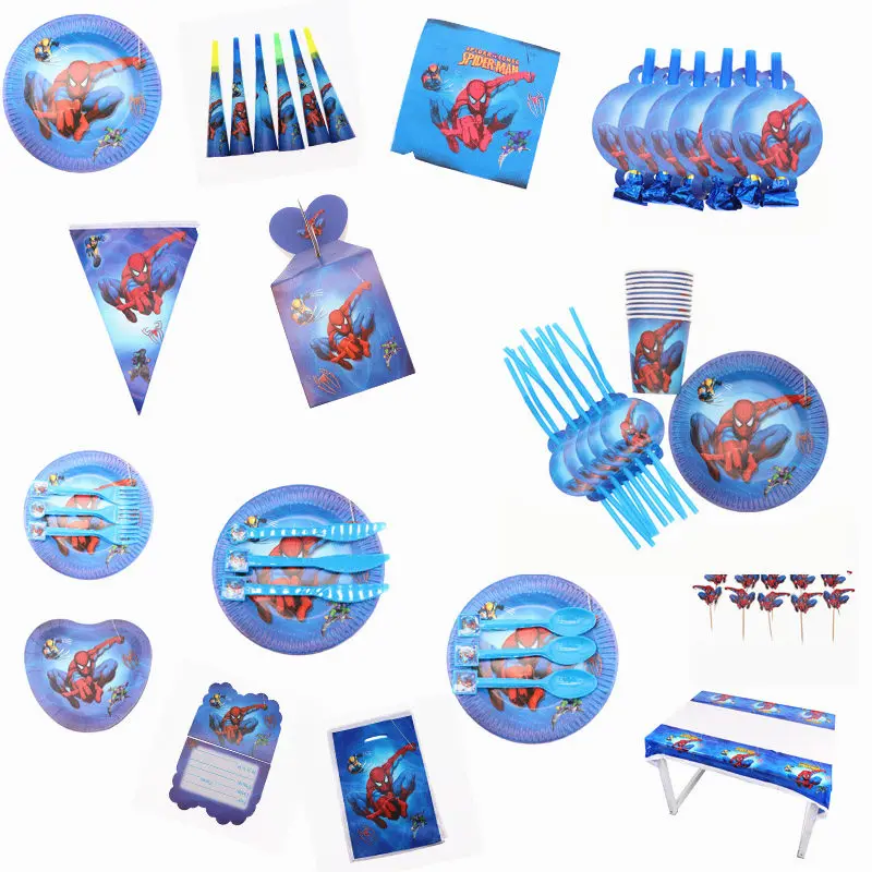 Cartoon Spiderman Disposable Tableware Plate Straw Cup Party Birthday Baby Shower Spiderman Kids Boys Birthday Party Decorations
Cartoon Spiderman Disposable Tableware Plate Straw Cup Party Birthday Baby Shower Spiderman Kids Boys Birthday Party Decorations