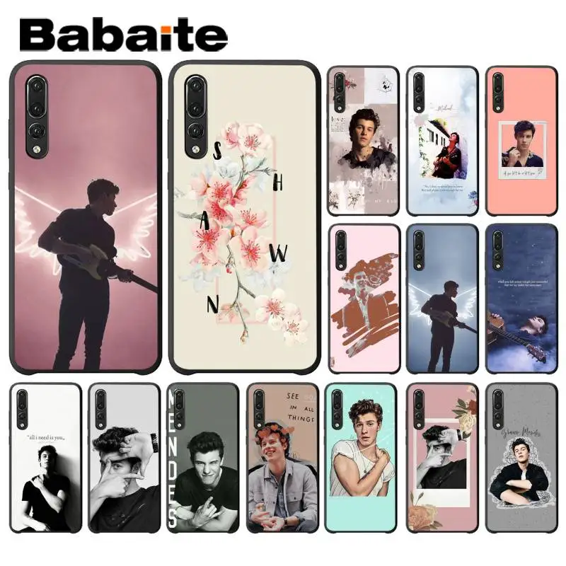 Популярный крутой чехол для телефона Babaite с цветочным принтом Шон Мендес Huawei P9 P10