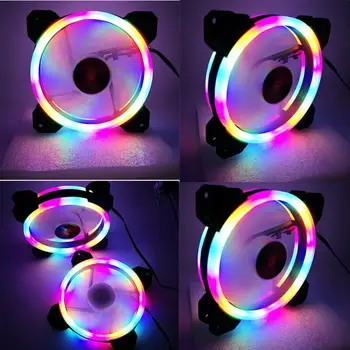 120mm Quiet RGB LED Computer Case PC Cooling Fan Set Double aperture ring Adjustable Radiator for desktop
120mm Quiet RGB LED Computer Case PC Cooling Fan Set Double aperture ring Adjustable Radiator for desktop