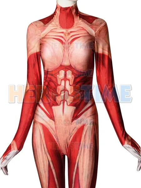 Attack on Titan Female Titan Cosplay Costume Lycra Annie Leonha Female Gigantic Costume 3D Print Zentai Bodysuit Halloween Suit
Attack on Titan Female Titan Cosplay Costume Lycra Annie Leonha Female Gigantic Costume 3D Print Zentai Bodysuit Halloween Suit