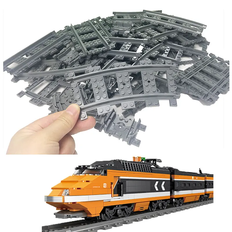 Flexible Track Compatible LegoINGlys City Trains Technic Rail Straight Curved Rails Building Blocks Set for Kids Bricks
Flexible Track Compatible LegoINGlys City Trains Technic Rail Straight Curved Rails Building Blocks Set for Kids Bricks