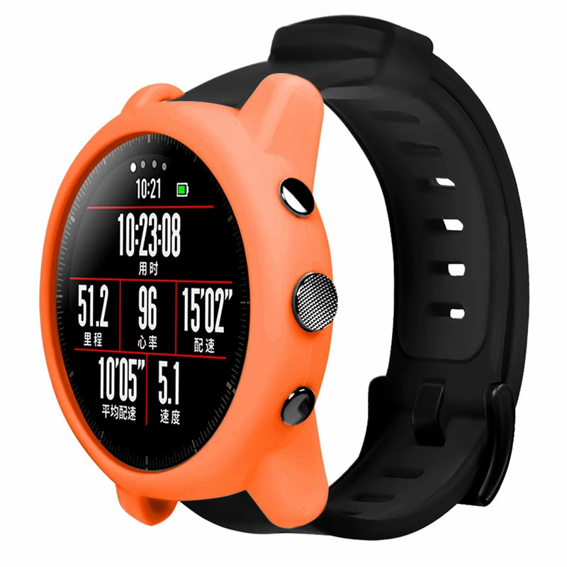 SOONHUA Premium Silicone Protective Cover for Huami Amazfit Stratos 2/2S Smart Accessories Full Frame Soft Case Protector Cover
SOONHUA Premium Silicone Protective Cover for Huami Amazfit Stratos 2/2S Smart Accessories Full Frame Soft Case Protector Cover