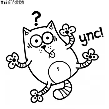 Tri Mishki HZX129 15*16cm cat ync oops ,question mark car sticker Vinyl Decals Motorcycle Accessories sticker
Tri Mishki HZX129 15*16cm cat ync oops ,question mark car sticker Vinyl Decals Motorcycle Accessories sticker