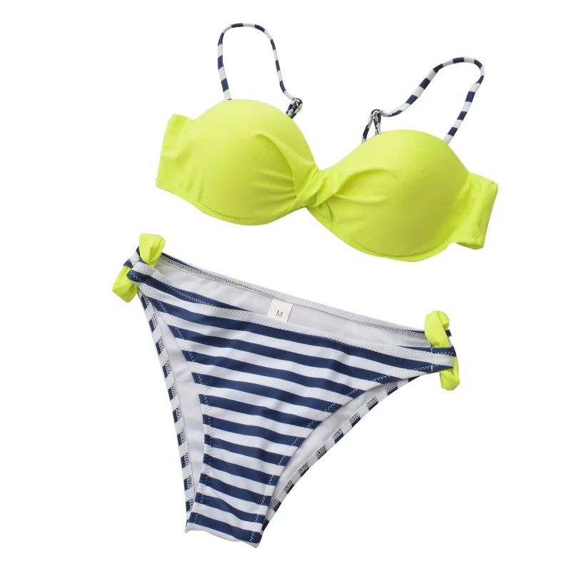 XL Women Bikini SEXY Push up Bikinis Set HOT Beach Swimsuit 2017 Fluorescent Green Stripes Summer Brazilian Bather Bathing Suit
XL Women Bikini SEXY Push up Bikinis Set HOT Beach Swimsuit 2017 Fluorescent Green Stripes Summer Brazilian Bather Bathing Suit