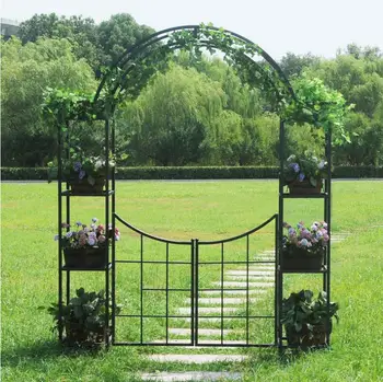 Garden iron arch flower rack horticultural support outdoor climbing rattan rack flower pot rack
Garden iron arch flower rack horticultural support outdoor climbing rattan rack flower pot rack