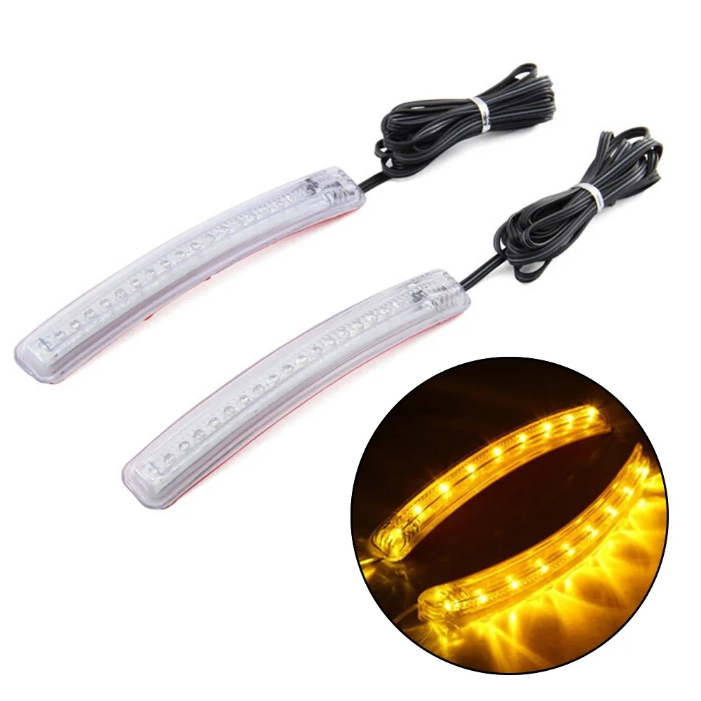 LED Car Light Source Yellow Soft 9 SMD FPC Turn Signal Light DC 12V Auto Rearview Mirror Indicator Lamp 2pcs/set
LED Car Light Source Yellow Soft 9 SMD FPC Turn Signal Light DC 12V Auto Rearview Mirror Indicator Lamp 2pcs/set