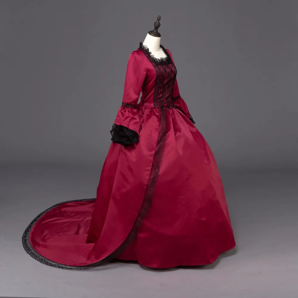 HOT!!! Free Shipping Royal Palace Celebrate Ball Gown Period Dress Marie Antoinette Women's Red Costume For Party Lace Decorat
HOT!!! Free Shipping Royal Palace Celebrate Ball Gown Period Dress Marie Antoinette Women's Red Costume For Party Lace Decorat