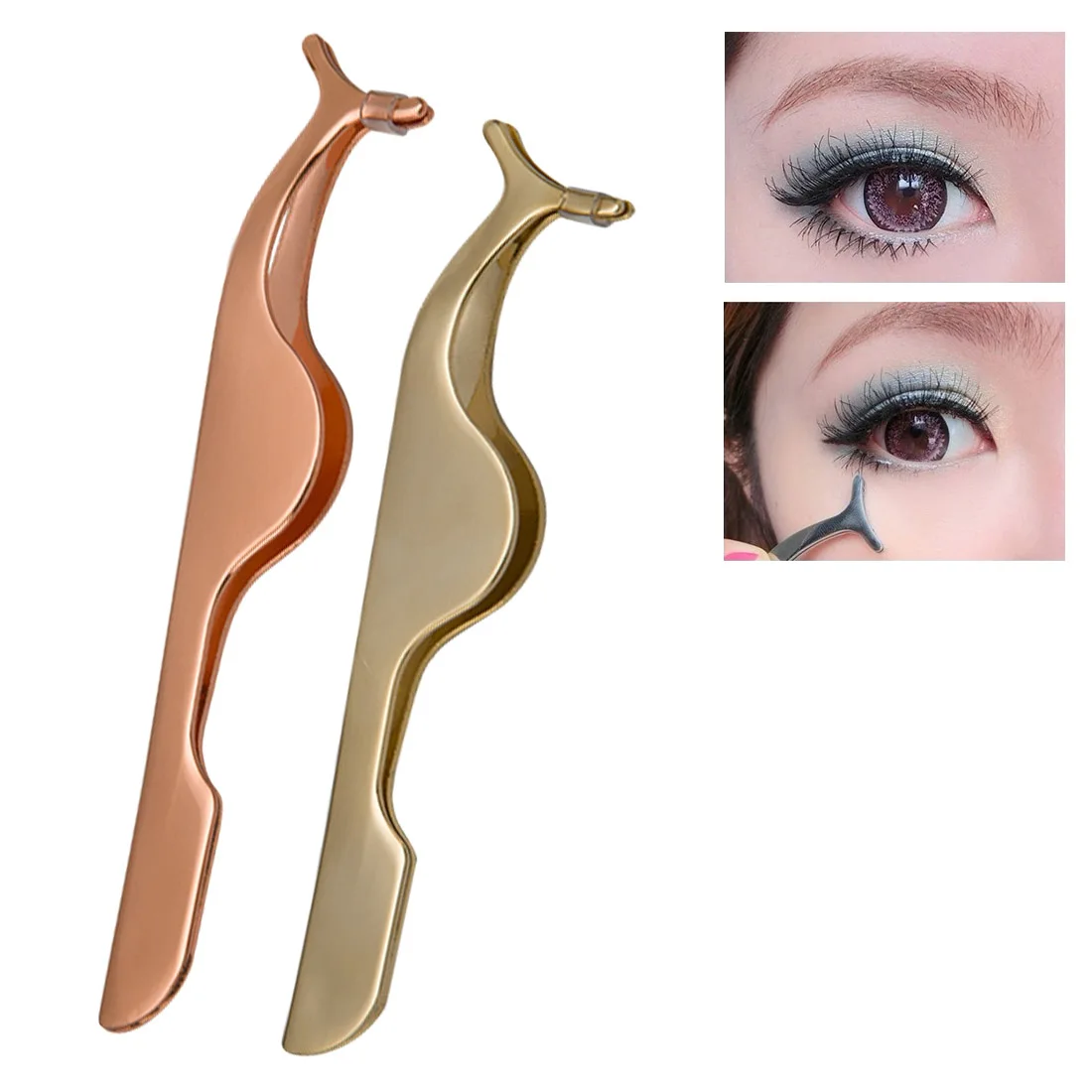 1PC Eye Lash Applicator Rose Gold False Eyelash Tweezers Clip Stainless Steel Fake Lashes Extension Tools Beauty Makeup Kits
1PC Eye Lash Applicator Rose Gold False Eyelash Tweezers Clip Stainless Steel Fake Lashes Extension Tools Beauty Makeup Kits