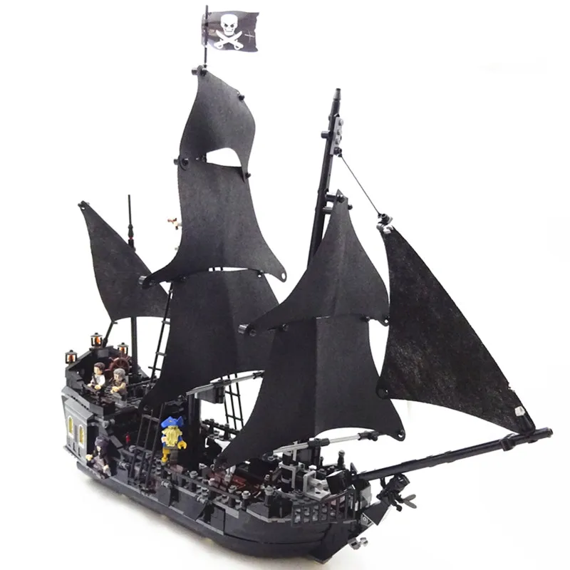 Фото 16006 804 шт Пираты Карибского моря Черная жемчужина модель пиратского корабля набор