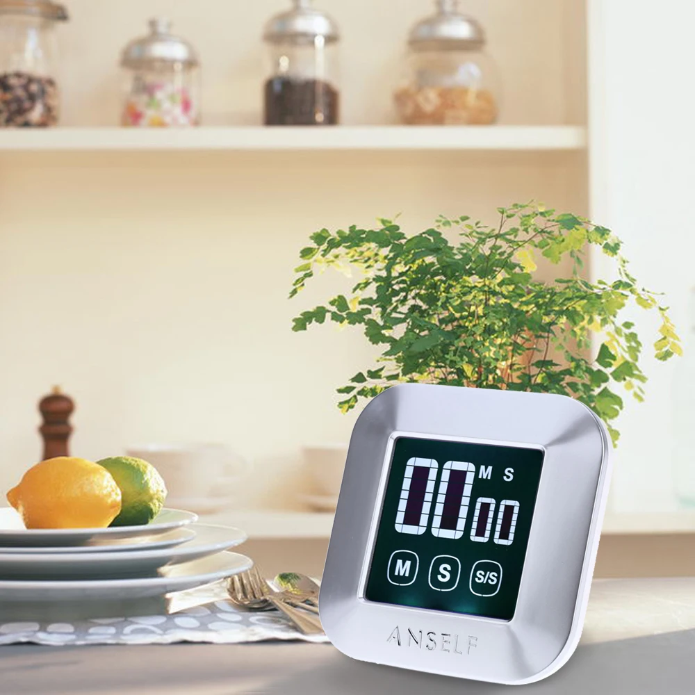 New Kitchen Timer LCD Digital Touch Screen Practical Cooking Timer Countdown Count UP Alarm Clock Kitchen Gadgets Cooking Tools
New Kitchen Timer LCD Digital Touch Screen Practical Cooking Timer Countdown Count UP Alarm Clock Kitchen Gadgets Cooking Tools