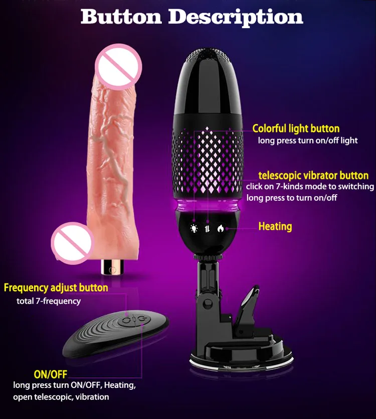 Фаллоимитатор Paradise Беспроводной Телескопический