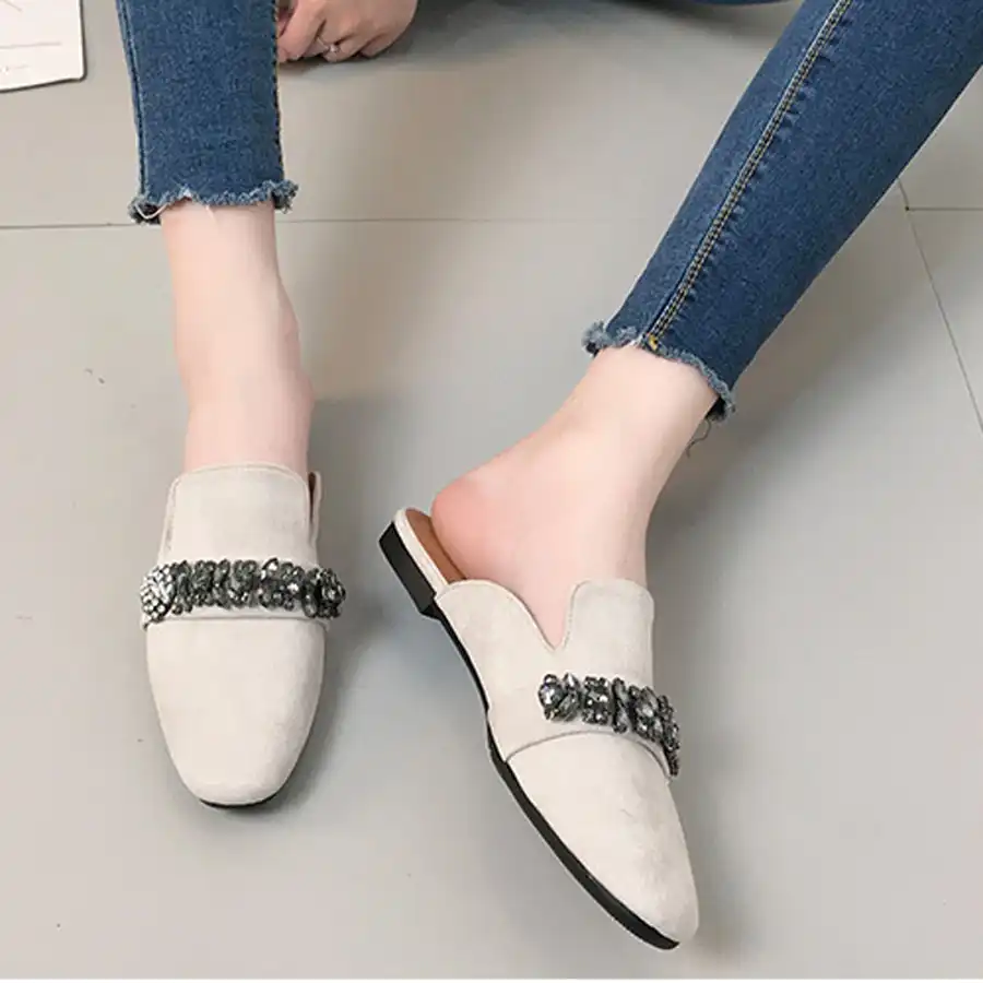 designer mules and slides