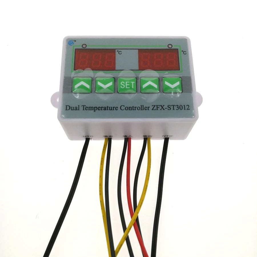 Digital Dual Temperature Controller Thermostat Thermometer regulater control switch Incubator Microcomputer 12V 220V -50--110C
Digital Dual Temperature Controller Thermostat Thermometer regulater control switch Incubator Microcomputer 12V 220V -50--110C
