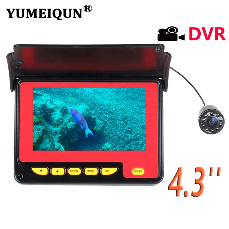 YUMEIQUN 4.3 Inch Underwater Fish Finder Camera 20M 1000TVL Fishing Camera Waterproof 8pcs IR Lamp Video Recording Function
YUMEIQUN 4.3 Inch Underwater Fish Finder Camera 20M 1000TVL Fishing Camera Waterproof 8pcs IR Lamp Video Recording Function