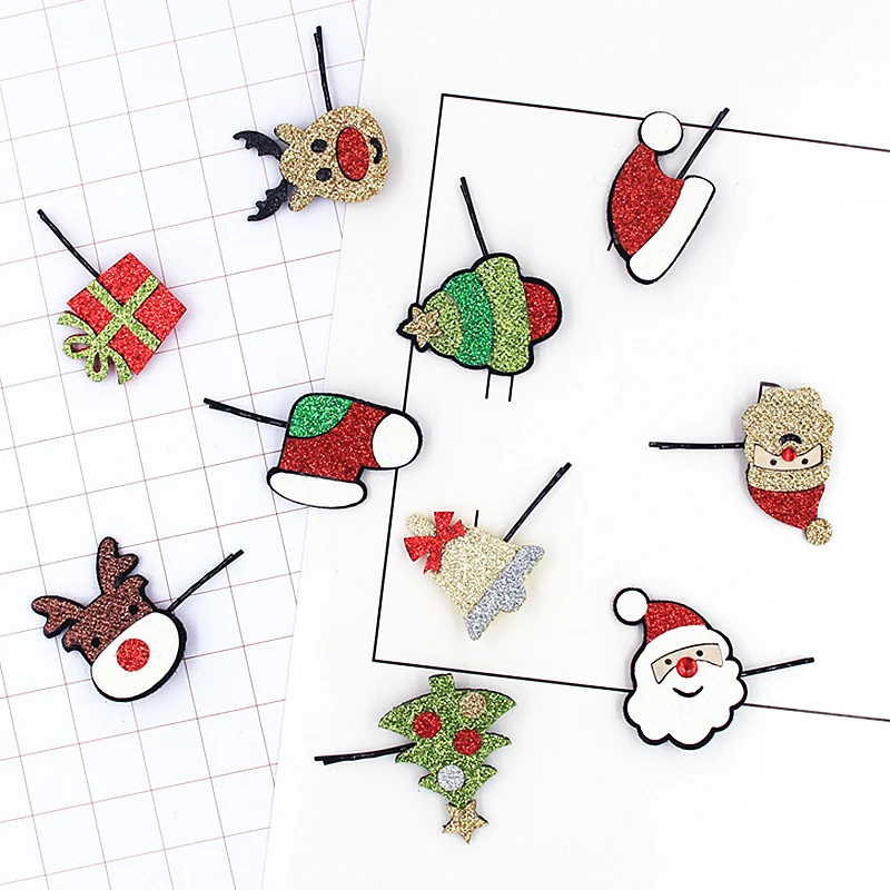 2018 New Children 1Pair Bell Cute Korean Hair clip Christmas Hat Xmas Tree Barrettes Cartoon Girls David's deer hair accessories
2018 New Children 1Pair Bell Cute Korean Hair clip Christmas Hat Xmas Tree Barrettes Cartoon Girls David's deer hair accessories