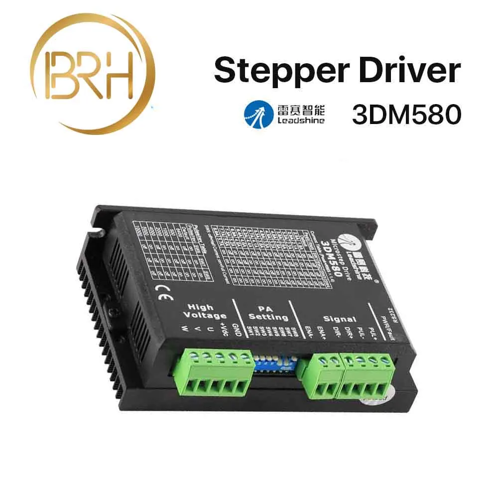 Original Leadshine 3 Phase 3DM580 Stepper Motor Driver 18-50VDC 1.0-8.0A for Co2 Laser Engraving Cutting Machines
Original Leadshine 3 Phase 3DM580 Stepper Motor Driver 18-50VDC 1.0-8.0A for Co2 Laser Engraving Cutting Machines