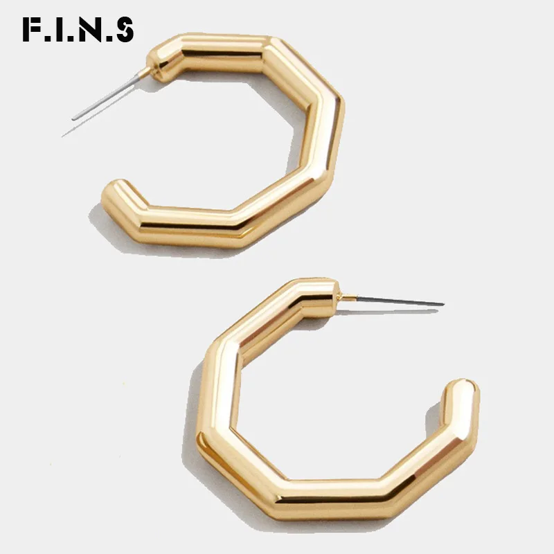 F.I.N.S Simplify Gold Color Geometric Zinc Alloy Hoop Earring Fashion Jewelry Hexagon Statement Earrings 2019 Women Accessories
F.I.N.S Simplify Gold Color Geometric Zinc Alloy Hoop Earring Fashion Jewelry Hexagon Statement Earrings 2019 Women Accessories