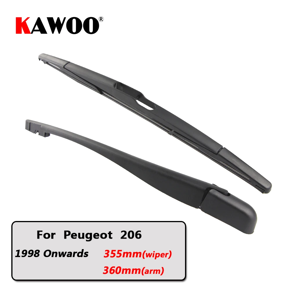 KAWOO Car Rear Wiper Blade Blades Back Window Wipers Arm For Peugeot 206 Hatchback (1998 Onwards) 355mm Auto Windscreen Blade
KAWOO Car Rear Wiper Blade Blades Back Window Wipers Arm For Peugeot 206 Hatchback (1998 Onwards) 355mm Auto Windscreen Blade